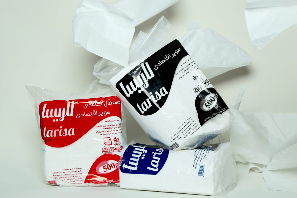 دستمال مخزنی شرکت نیلوپاک